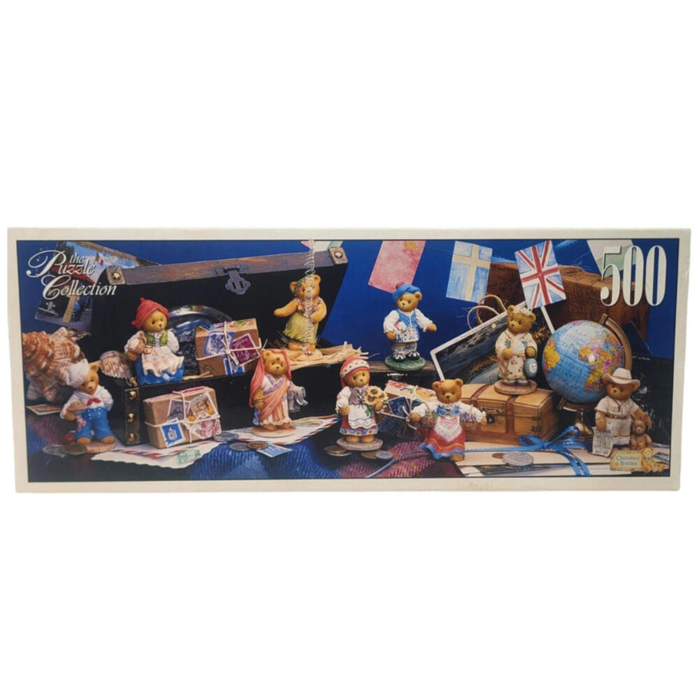 Rose Art 1998 Cherished Teddies International Paw Pals 500 Pc Puzzle Sealed